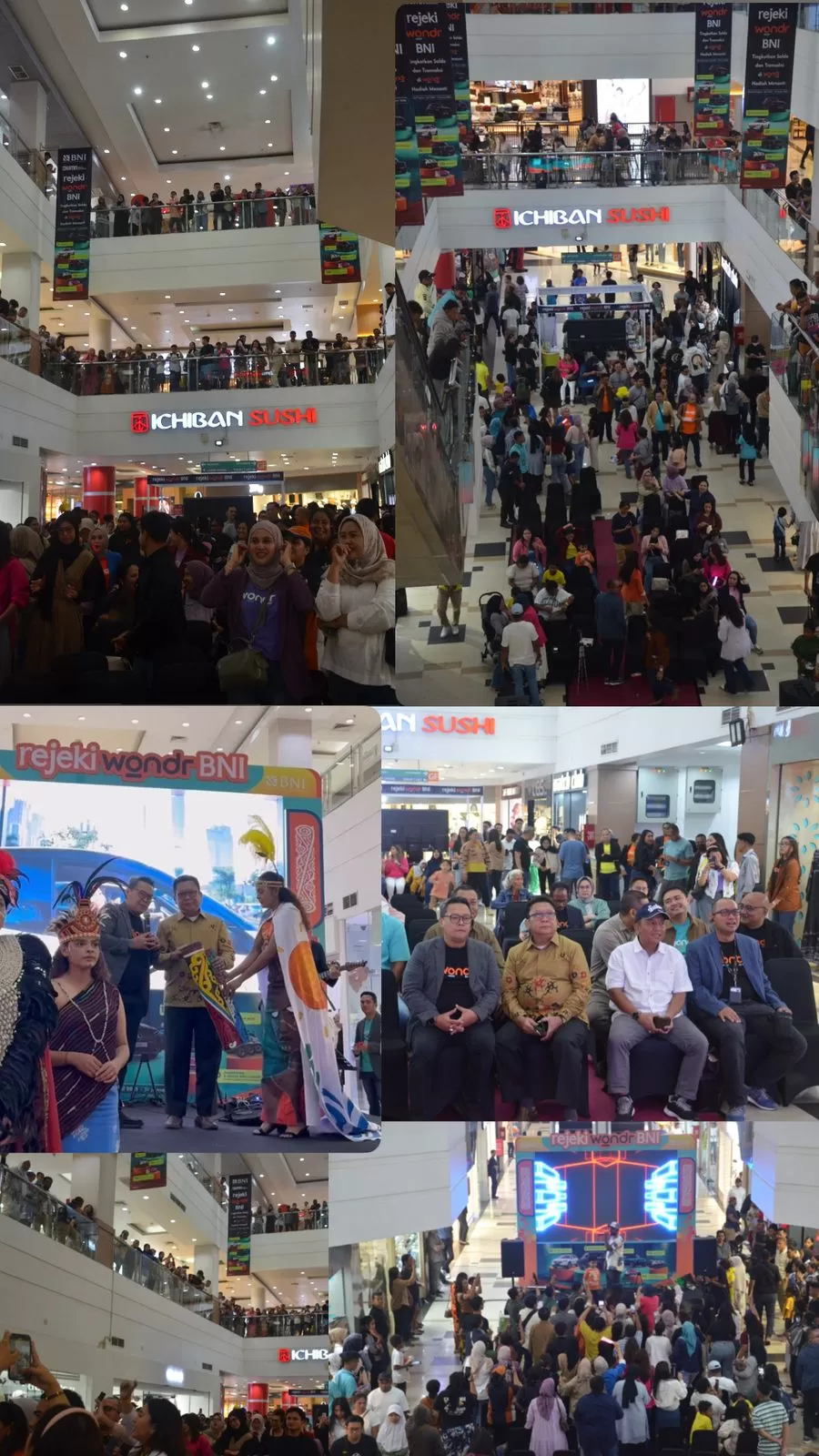 Untuk memeriahkan program rejeki wondr BNI, BNI Wilayah 16 tanah papua menggelar event launching rejeki wondr "wondrland Papua" di mall jayapura, Sabtu (26-04-2025). (Ceposonline.com/Dok BNI)