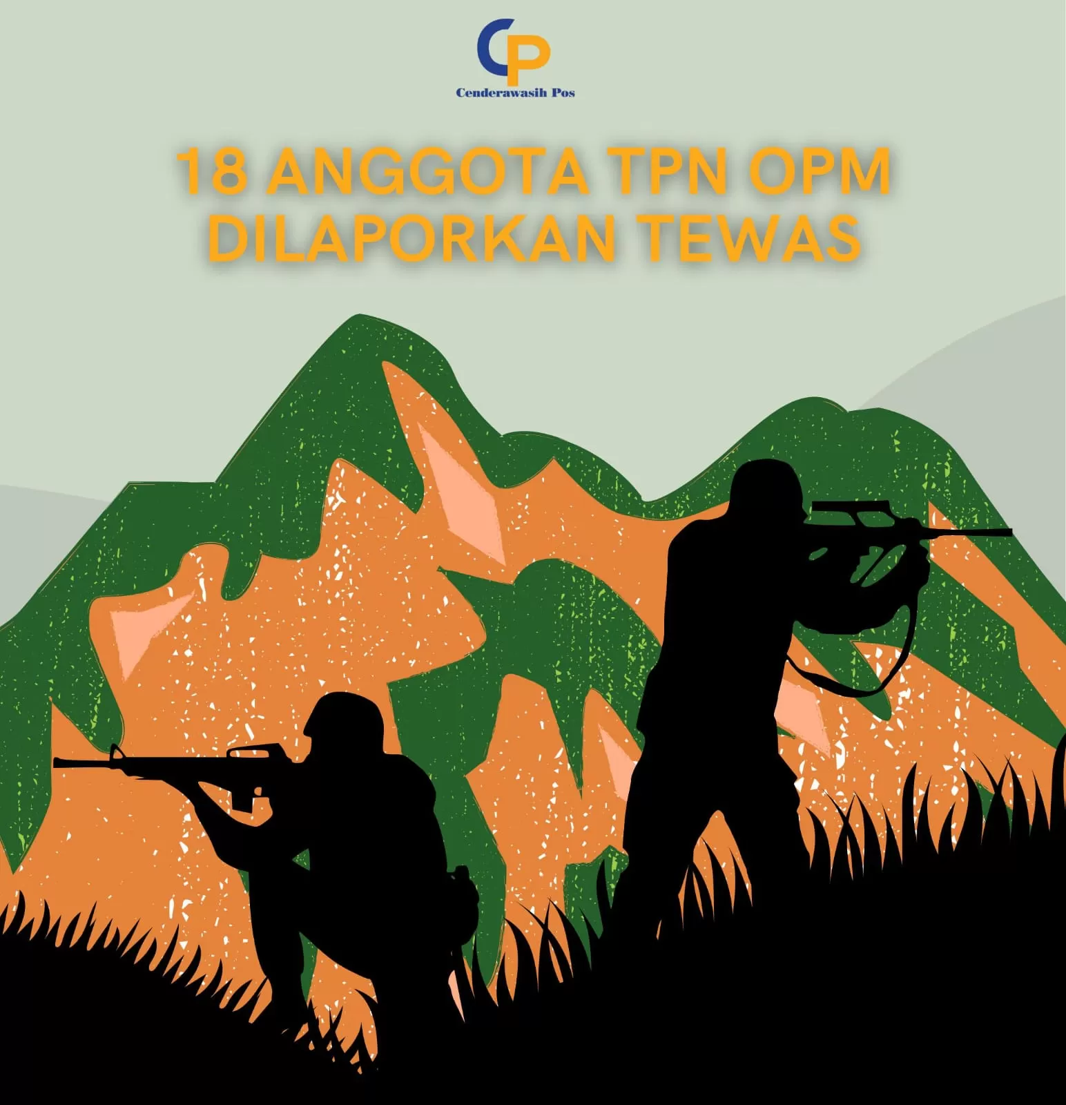 Ilustrasi Kontak tembak antara TNI dan TPN OPM