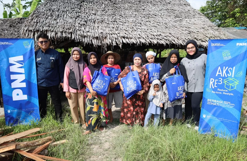 PT Permodalan Nasional Madani (PNM) untuk turutbergerak mengambil peran lebih untuk membangun gaya hidupyang lebih berkelanjutan melalui aksi decluttering. (PNM)