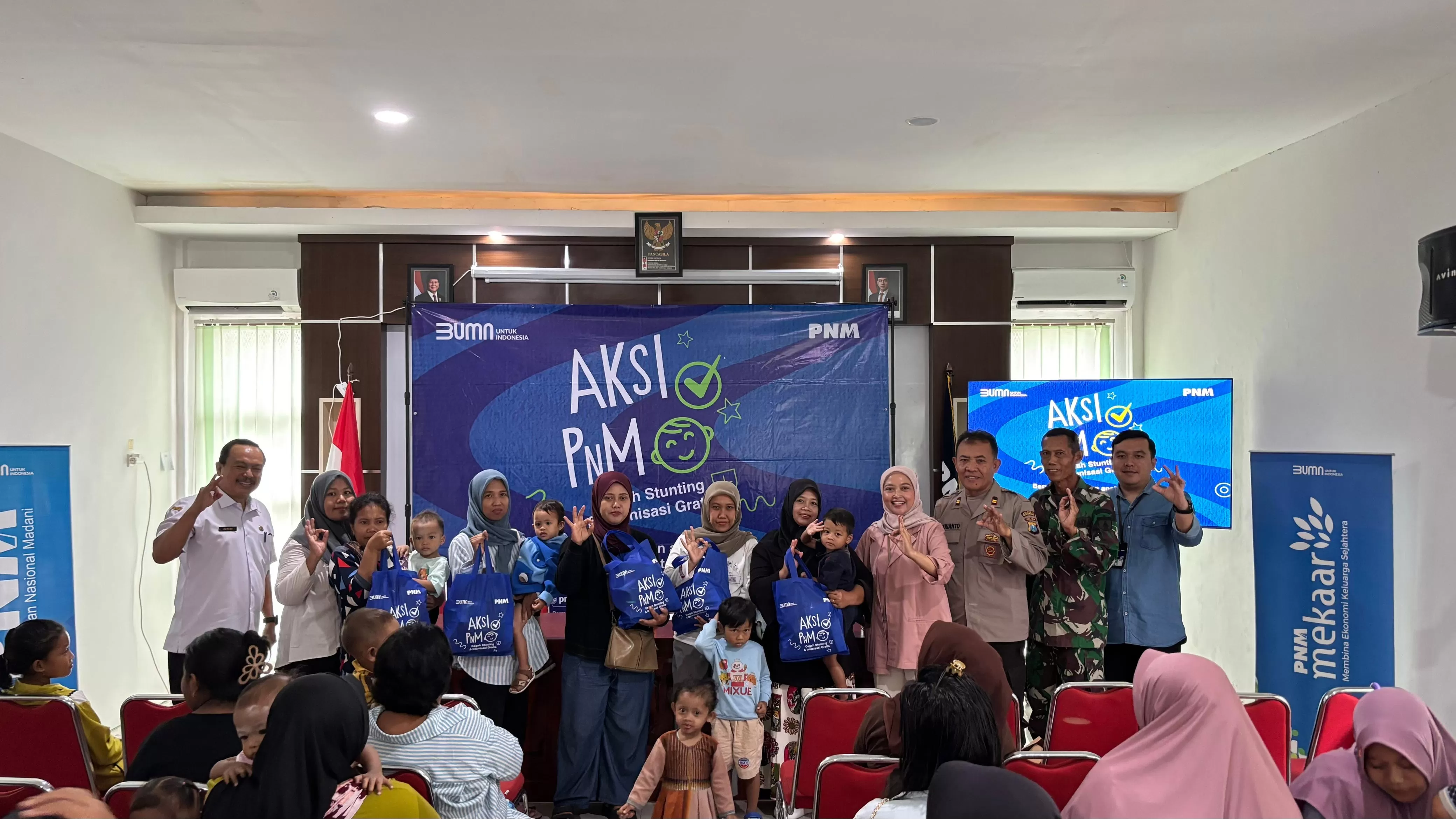 Aksi Nyata PNM Cabang Banyuwangi Cegah Stunting dan Peduli Gizi di 8 Titik (PNM)