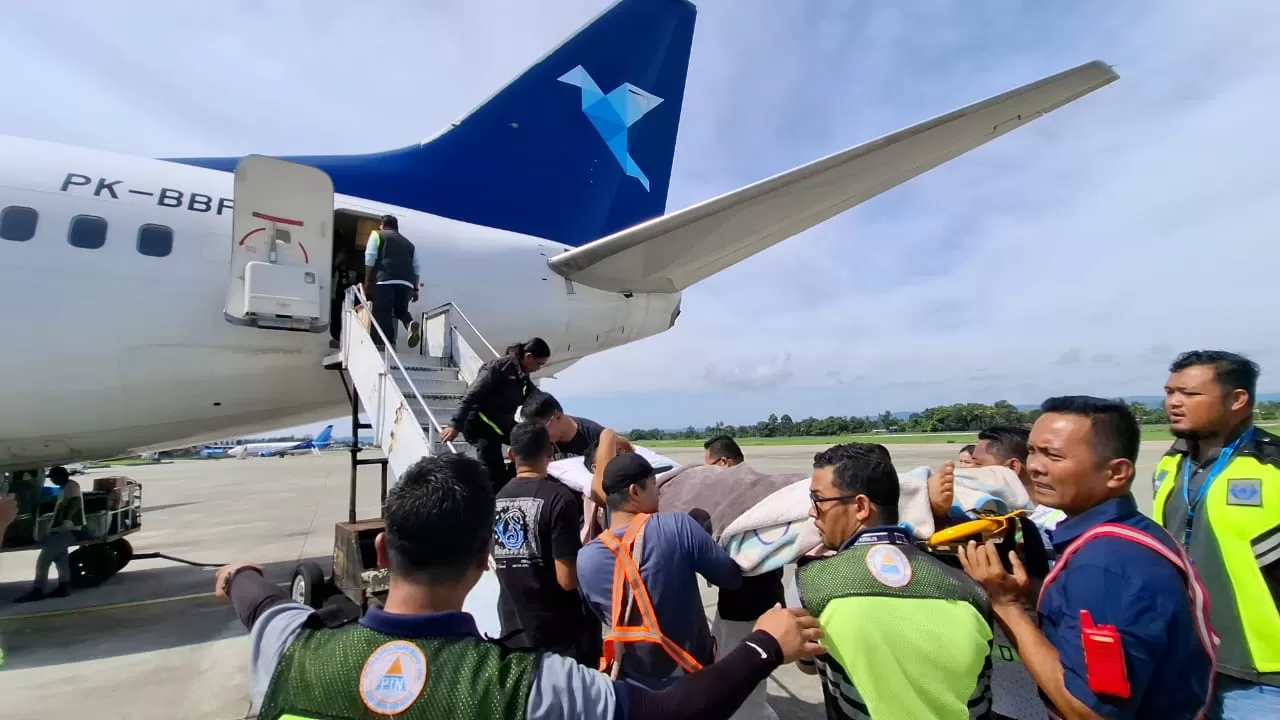 Bripka Marsidon Debataraja, saat dirujuk ke Rumah Sakit Bhayangkara Tingkat I Pusdokkes Polri, Kramat Jati, Jakarta, pada Minggu (1/6), (Ceposonline.com/Humas ODC)