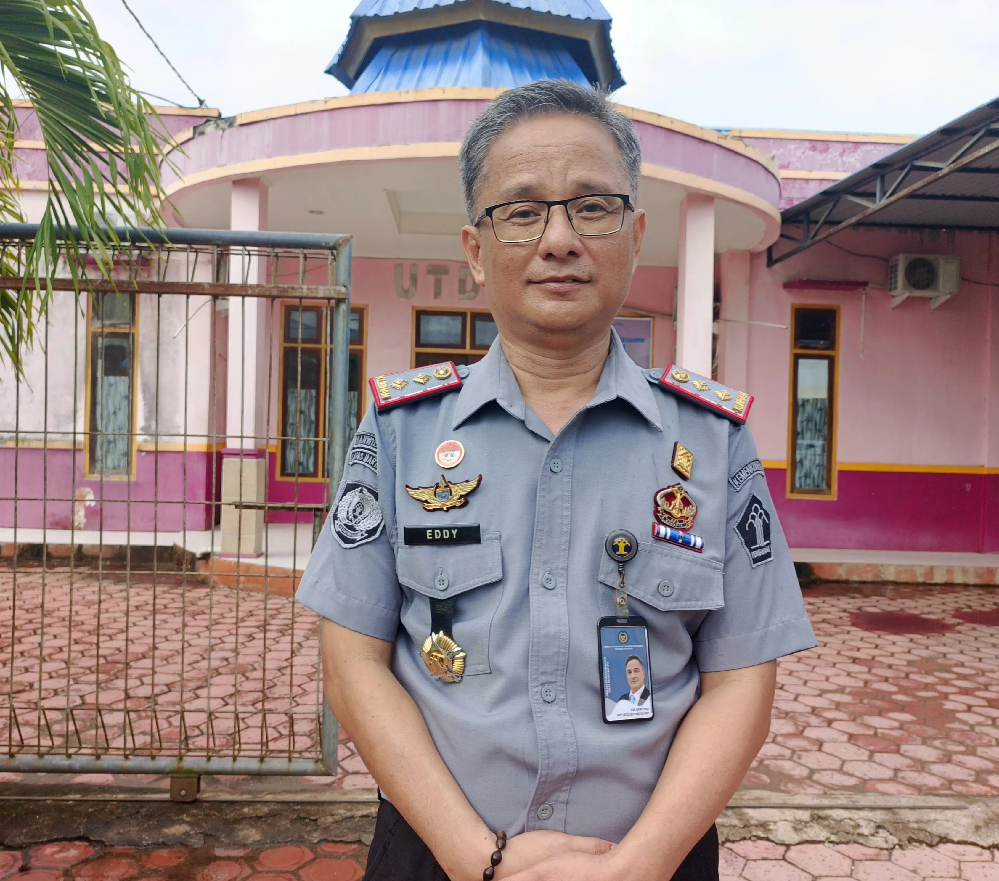 Kalapas Nabire, Edi Saputra. (CEPOSONLINE.COM/ISTIMEWA)