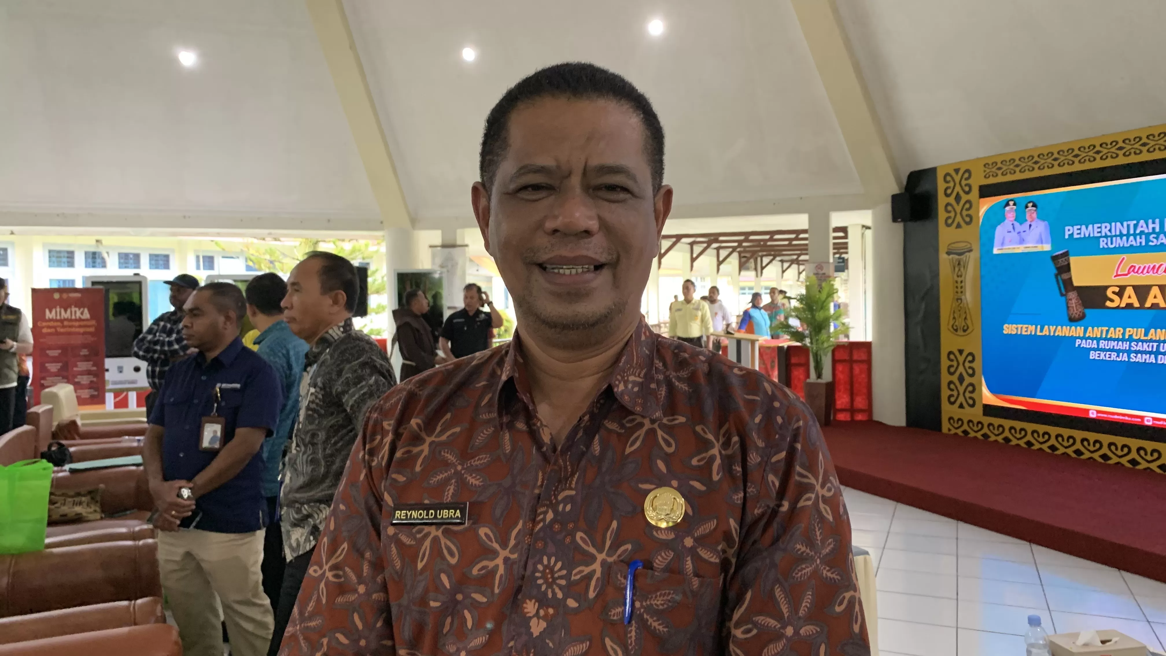 Kepala Dinas Kesehatan Kabupaten Mimika, Reynold Ubra. (Foto: Cenderawasih Pos/Moh. Wahyu Welerubun). (CENDERAWASIH POS/WAHYU WELERUBUN)