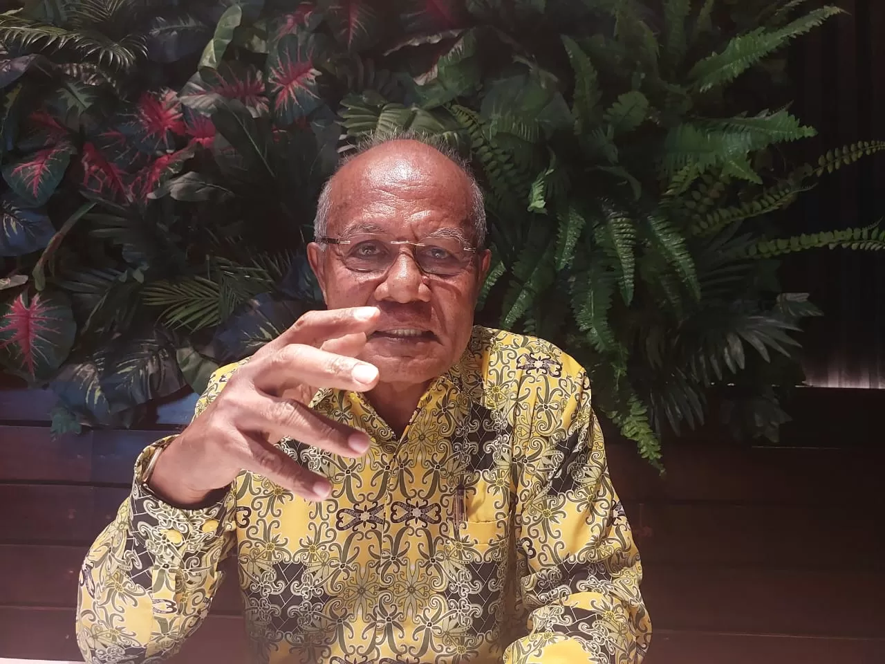 Calon Wakil Gubernur Papua, Constant Karma. (CEPOSONLINE.COM/KAREL)