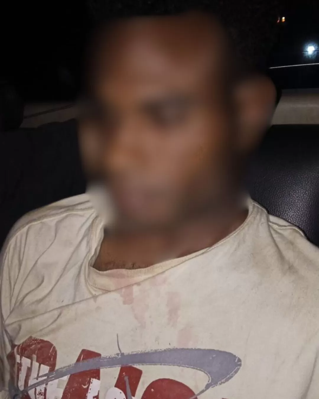 Pelaku TB saat diamankan, Rabu (3/9/2025)(CEPOSONLINE.COM/ISTIMEWA)  