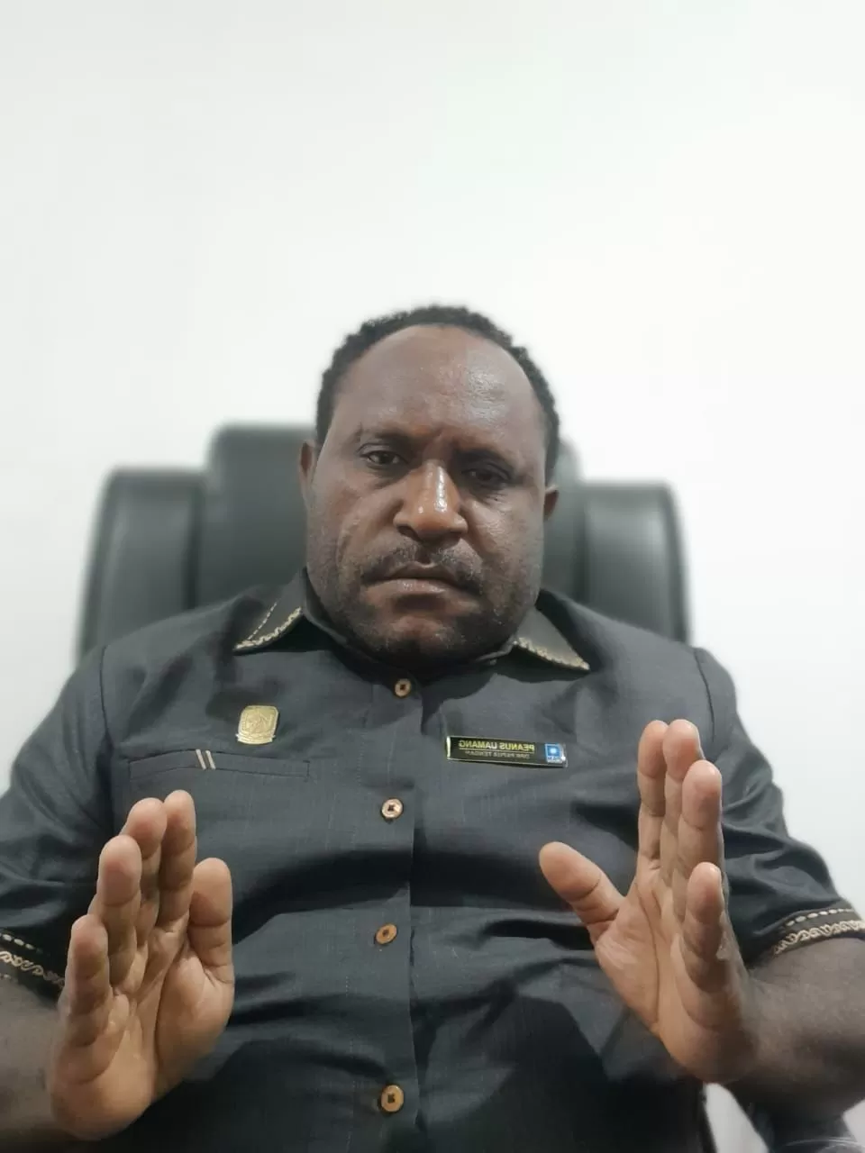 Anggota DPR Papua Tengah Dapil Mimika, Peanus Uamang. (Ceposonline.com/Istimewa)