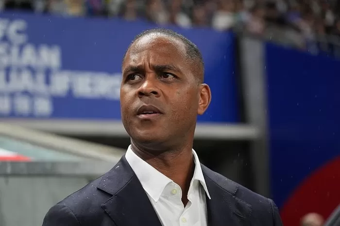 Pelatih Timnas Indonesia, Patrick Kluivert, yang baru saja dipecat PSSI. (Getty Images/Etsuo Hara)