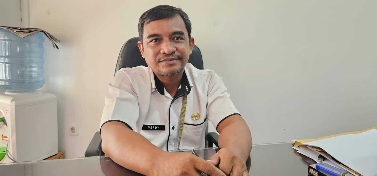 Kepala Bidang Informasi dan Komunikasi Publik Diskominfo Kota Jayapura, Verdy Heriyansyah. (CEPOSONLINE.COM/HANS PALEN). 