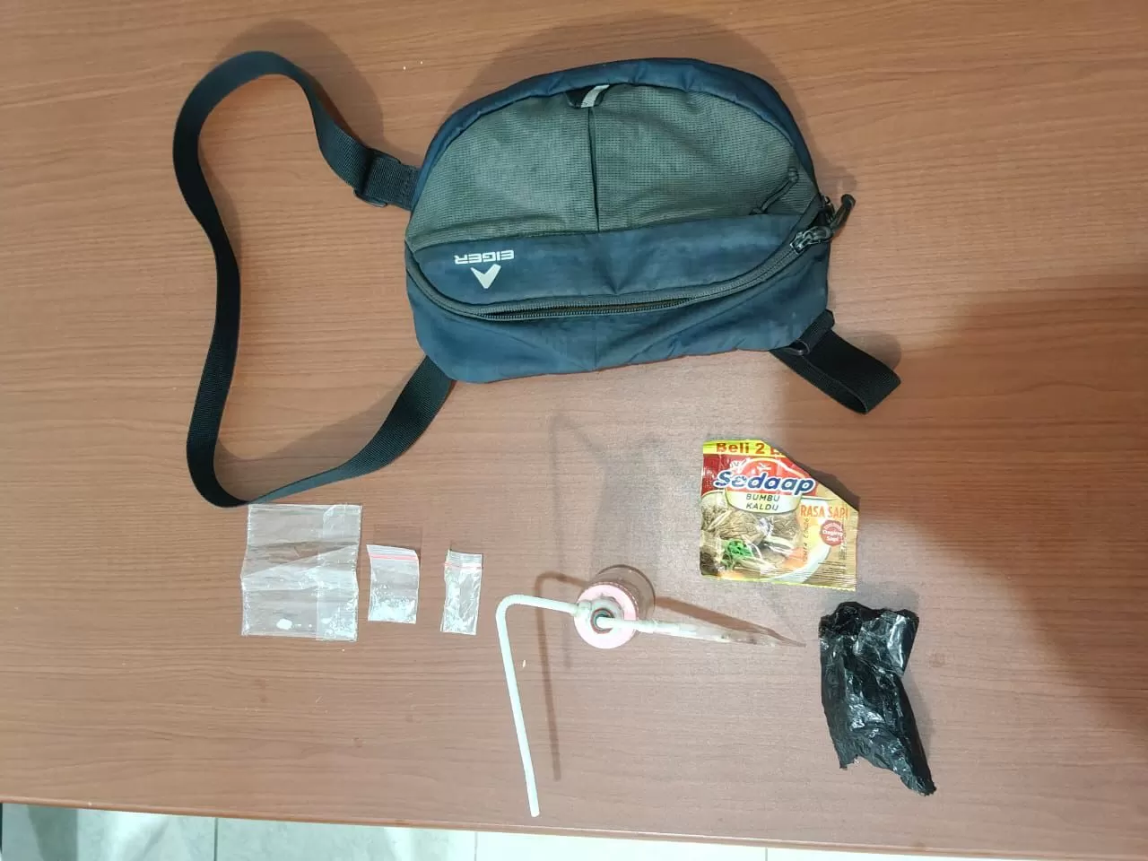 Barang bukti narkoba yang disita dari pelaku. (Sat Resnarkoba Polres&nbsp;Mimika).