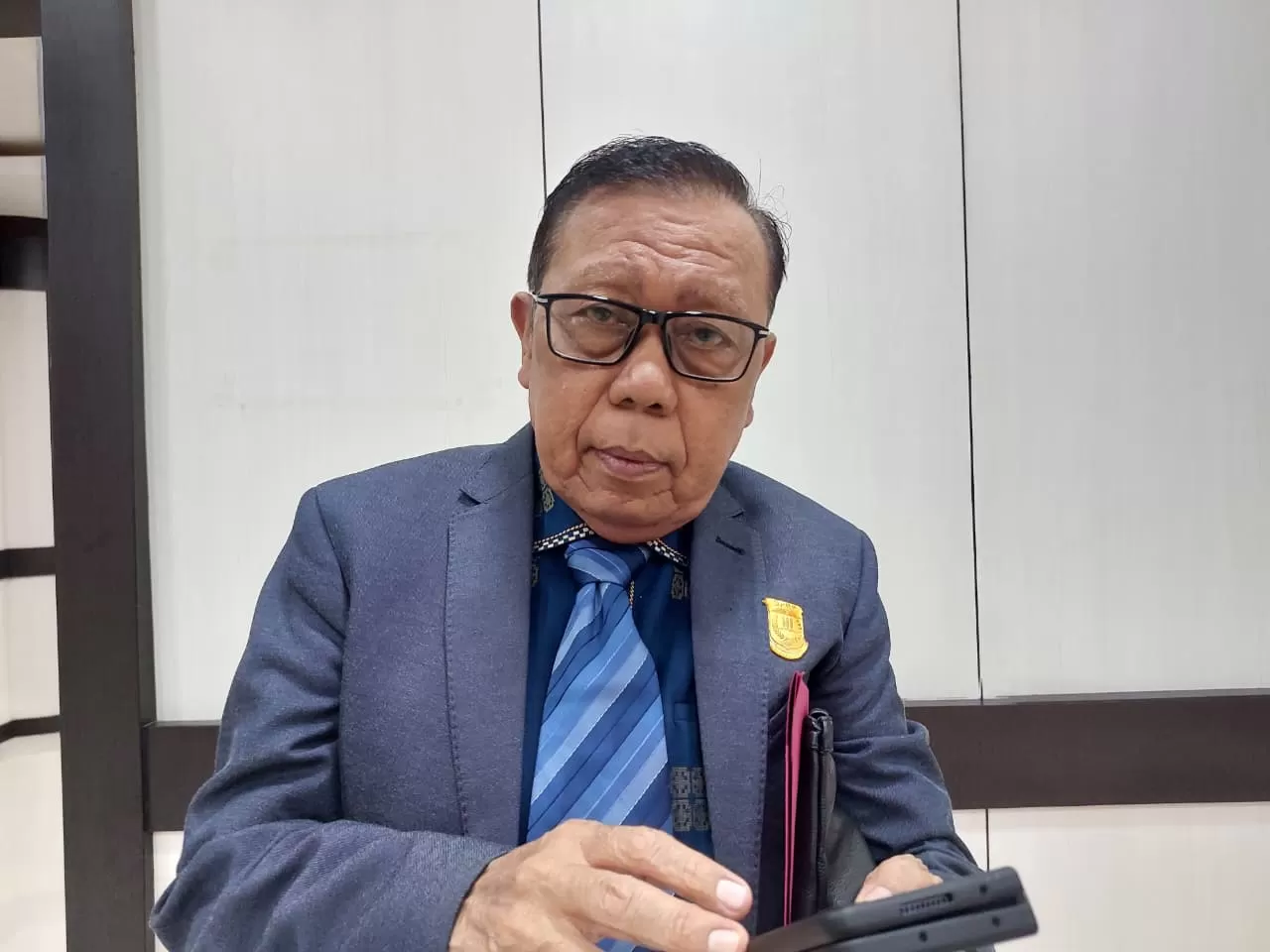 Ketua Fraksi Gabungan Keadilan Pembangunan, Ir. H. Junaedi Rahim. (CEPOSONLINE.COM/KAREL)