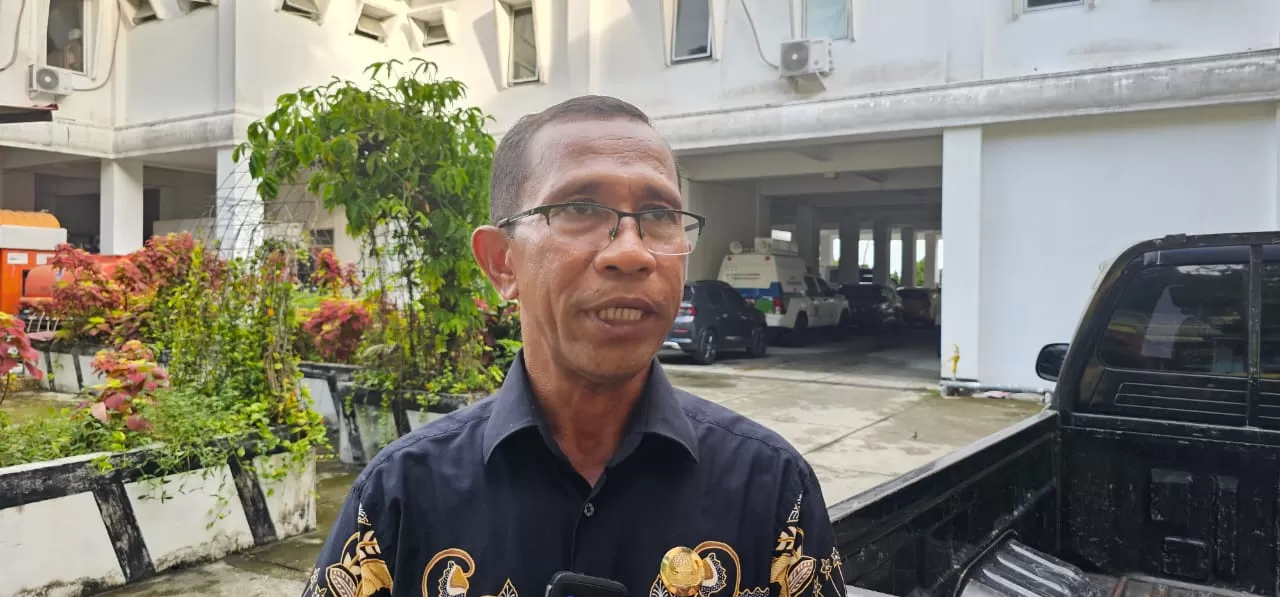 Plt. Kepala BPBD Kota Jayapura, Gerry Ikanubun. (CEPOSONLINE.COM/HANS PALEN).