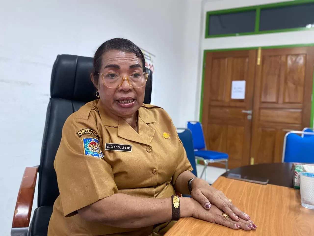 Direktur Rumah Sakit Umum Daerah (RSUD) Abepura, dr. Daisy C. Urbinas