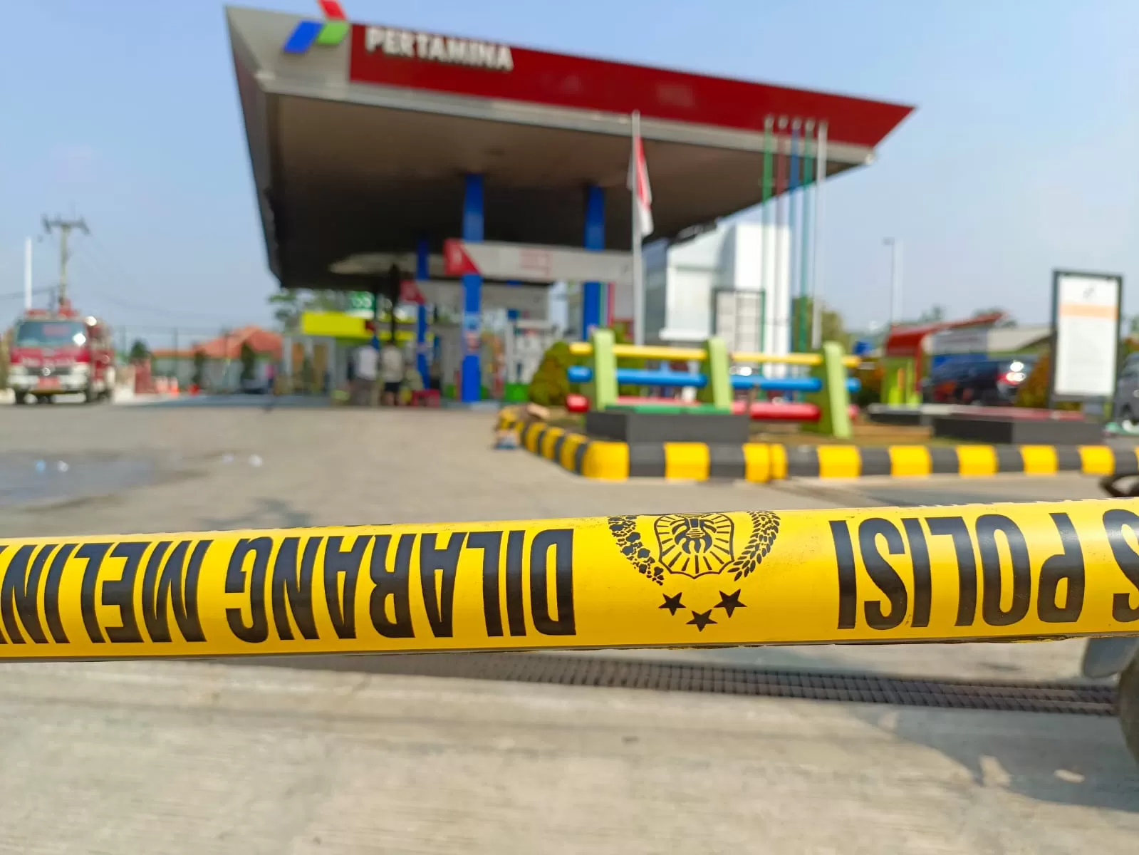 SPBU di Baros Sukabumi Terbakar (Dian Syahputra)