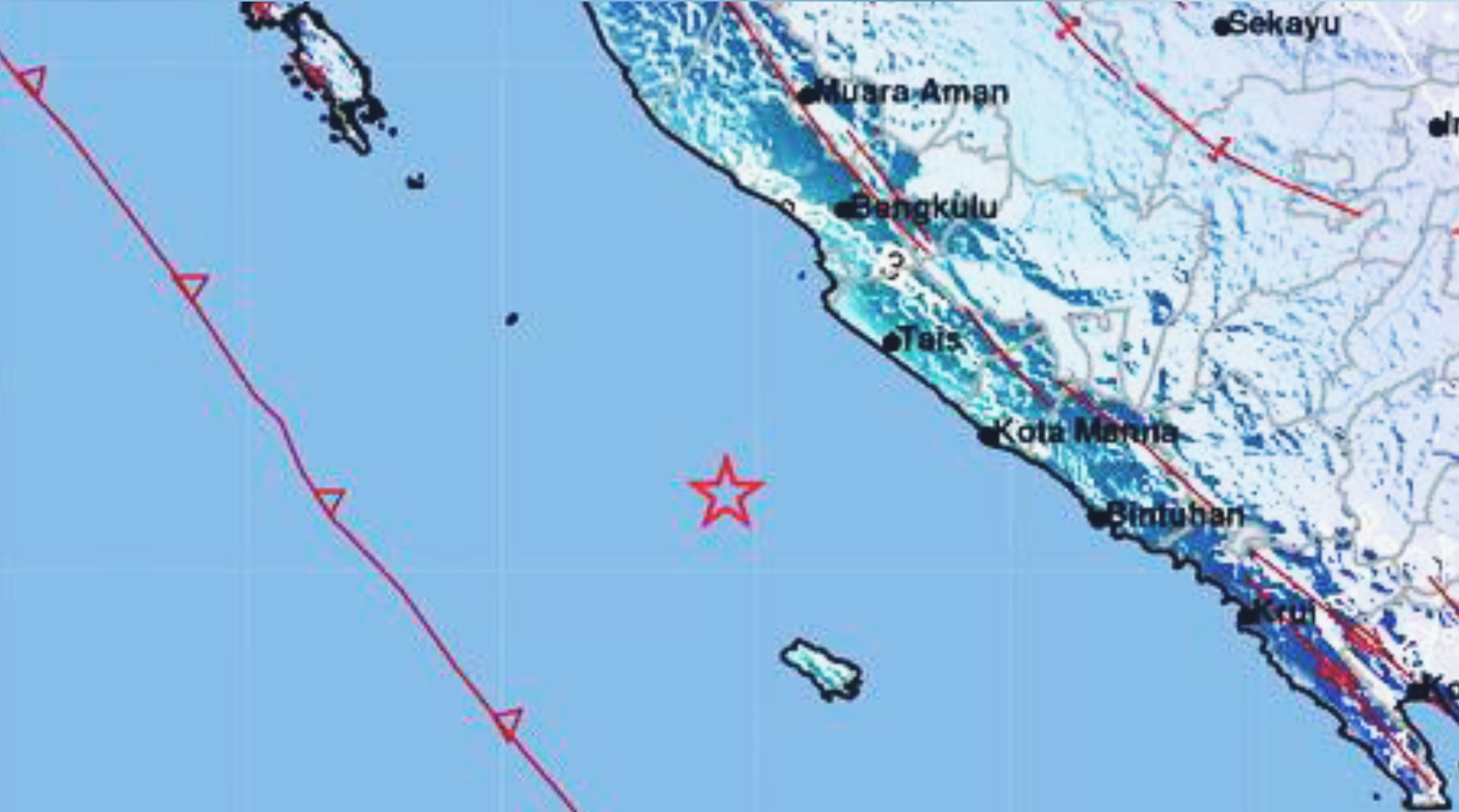 Gempa Terkini Bengkulu (Rudi Imelda)