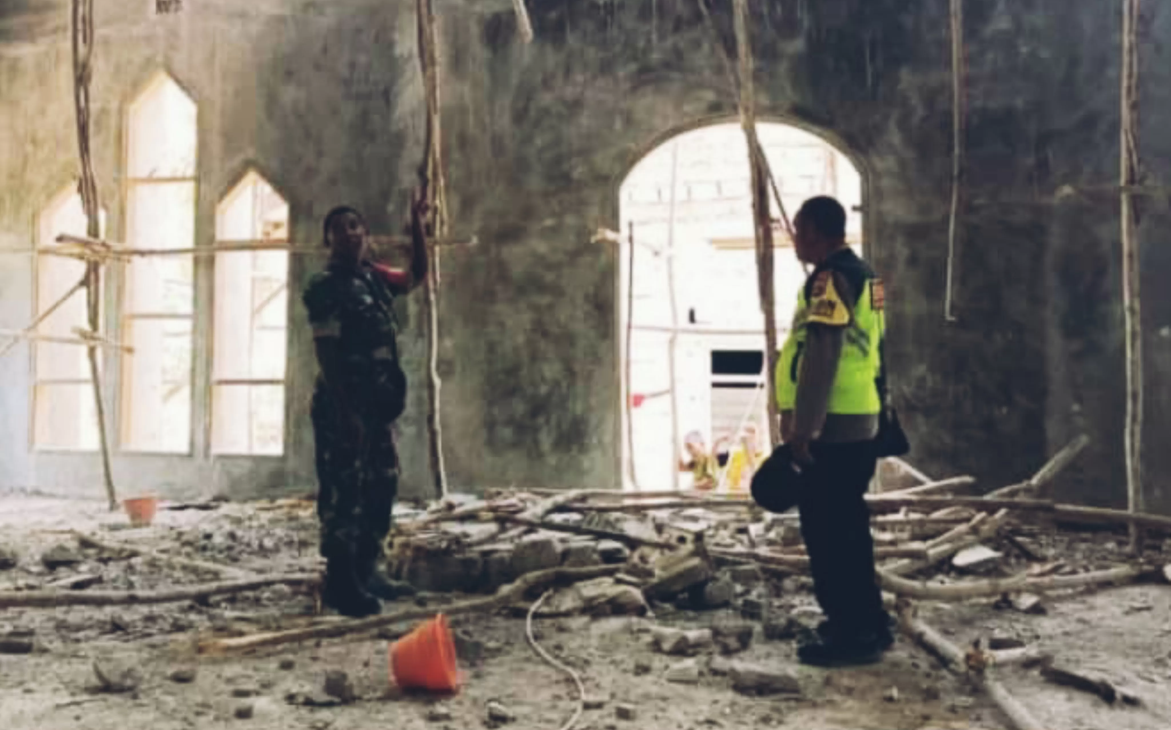 95 bangunan di Kupang NTT rusak akibat Gempa yang yerjadi Kamis kemarin (Rudi Imelda -BNPB)