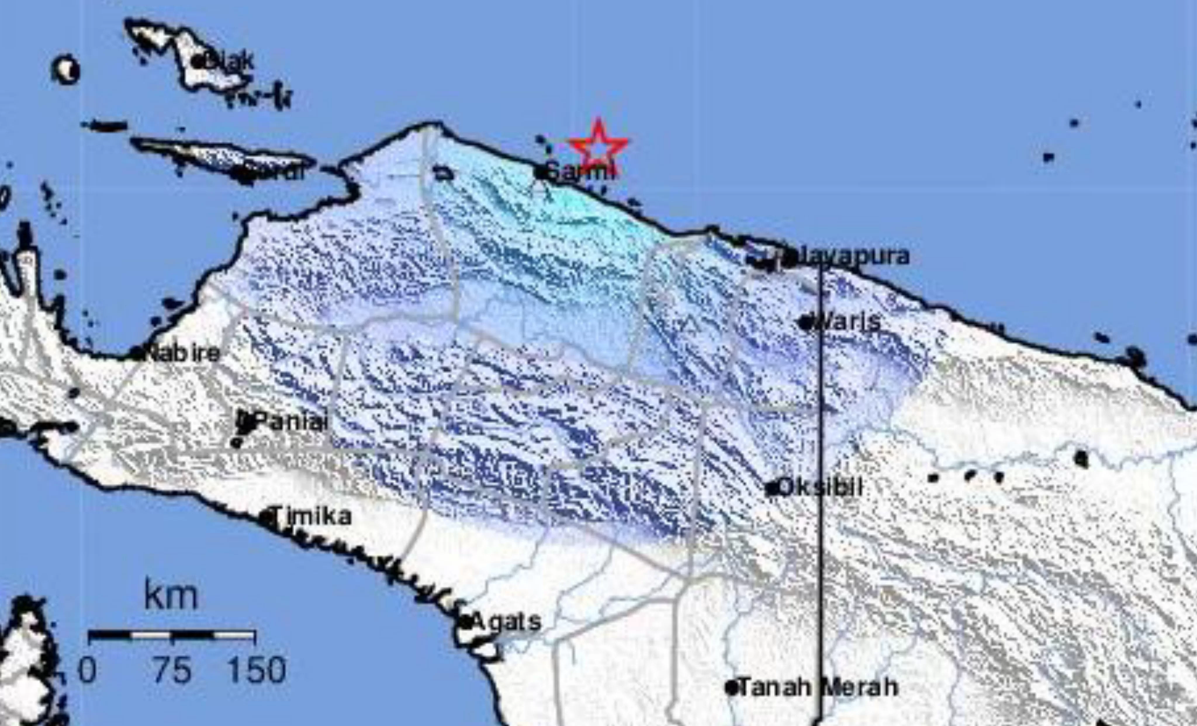 Gempa Tektonik titik pusat Papua (Rudi Imelda - TatarMedia.ID)