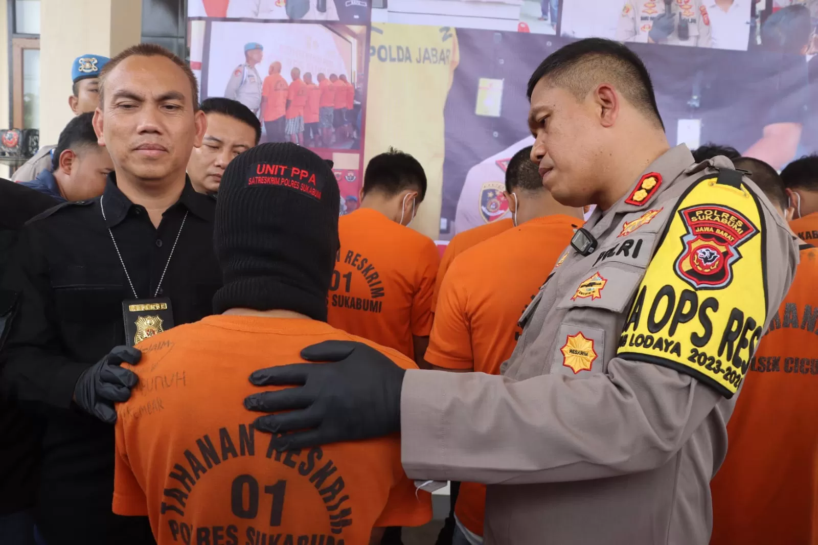 Pelaku ayah kandung hamili anaknya sendiri di Sukabumi  (Isep Panji - TatarMedia.ID)