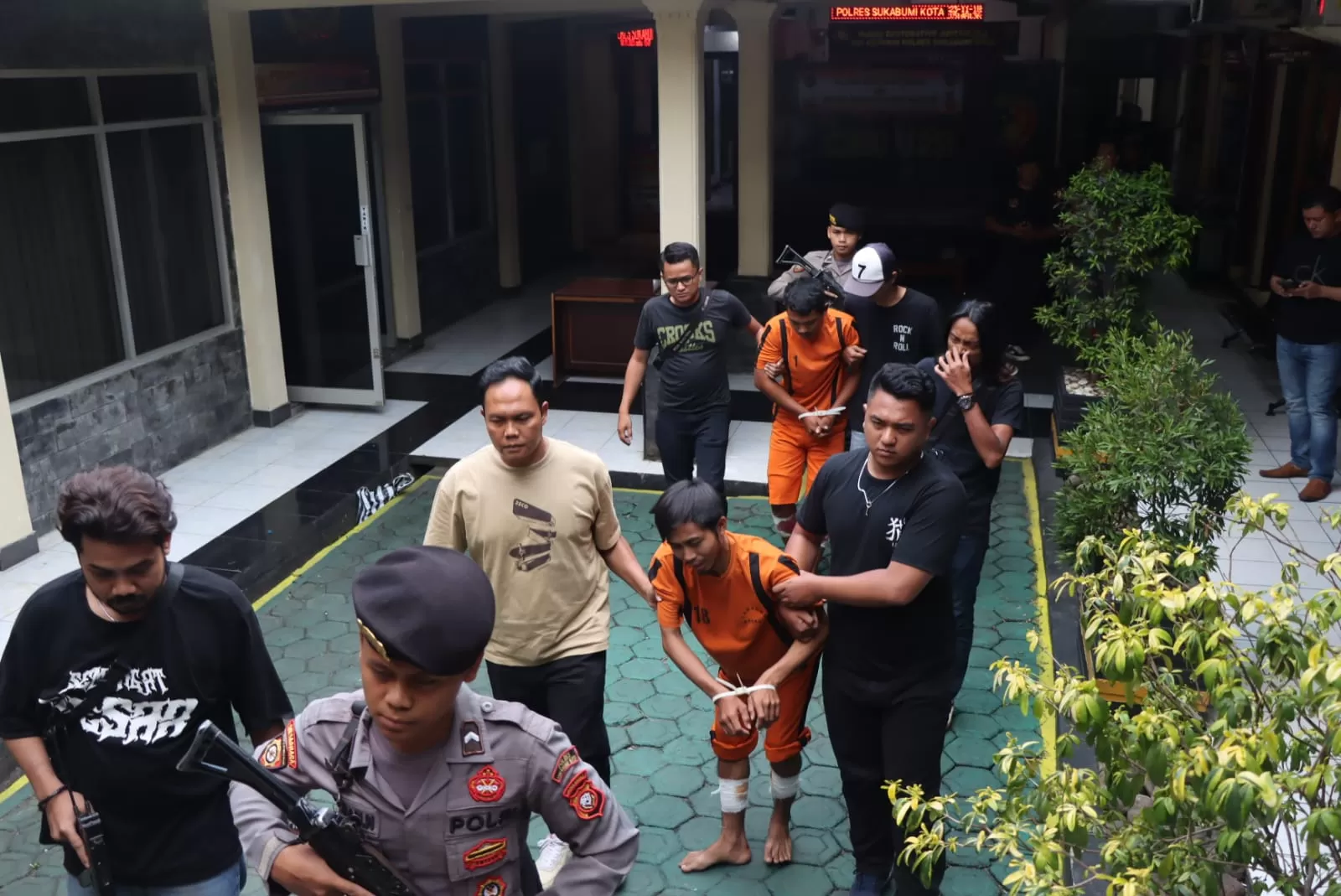 Dua pelaku pembunuh driver online yang mayatnya ditinggalkan di Indomaret Sukabumi ditangkap