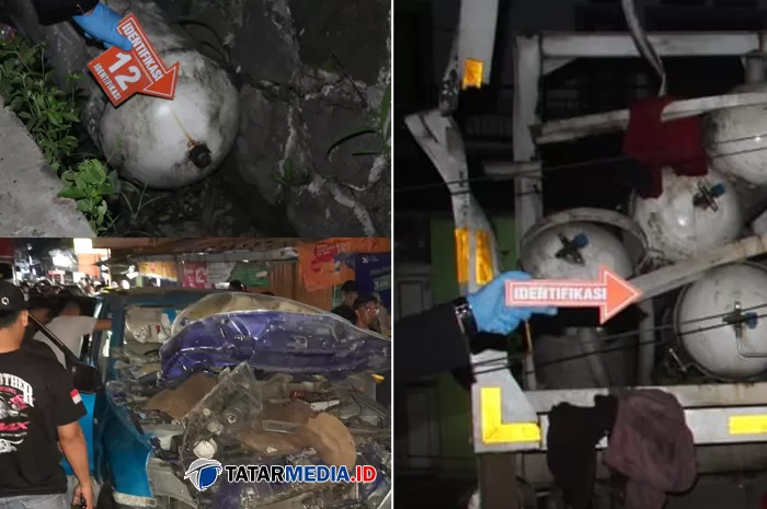 Penyebab Ledakan Gas CNG yang dibawa Truk Pengangkut di Cibadak (TatarMedia.ID)