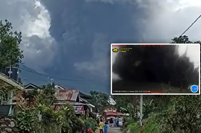 Gunung Marapi di Sumatera Barat Erupsi (Gunung Marapi di Sumatera Barat Erupsi)