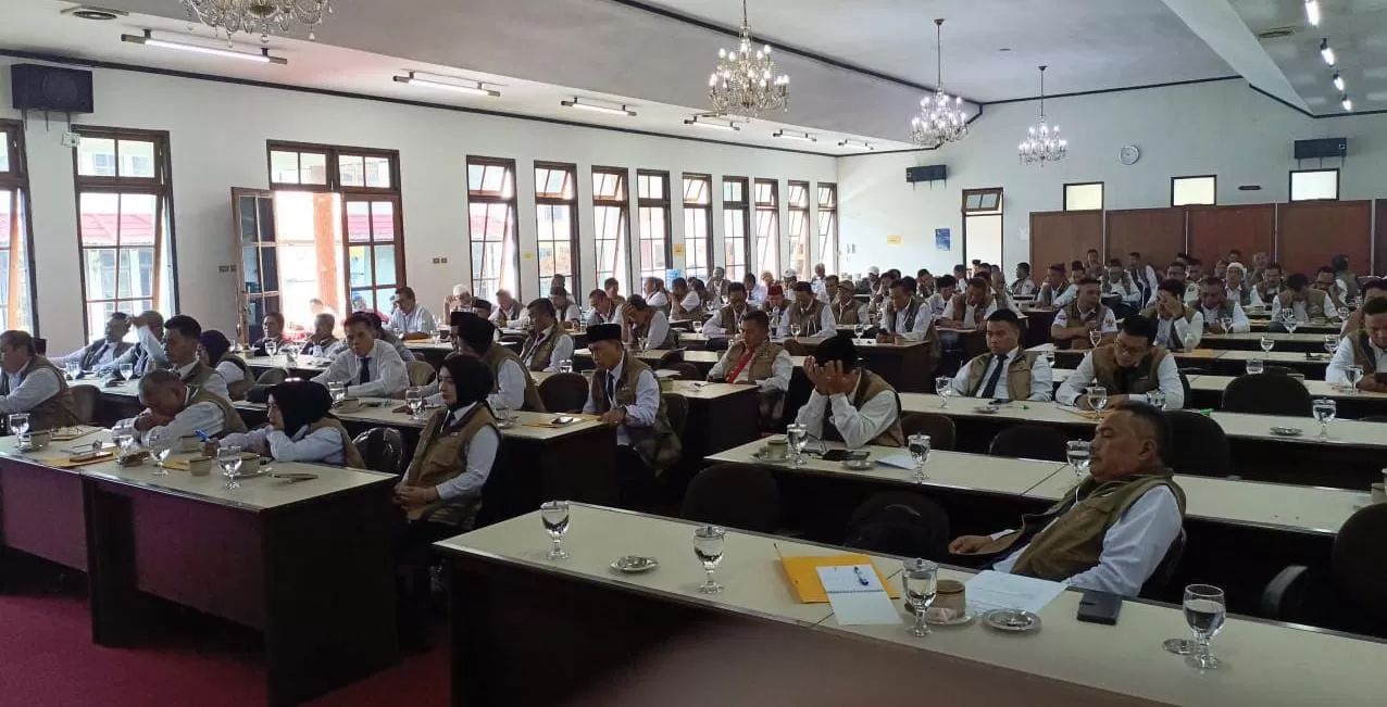 Bintek Mewujudkan Desa Bebas Korupsi Transparan Akuntabel Partisipatif Tertib dan Profesional di Sukabumi  (TatarMedia.ID - Rapik Utama)