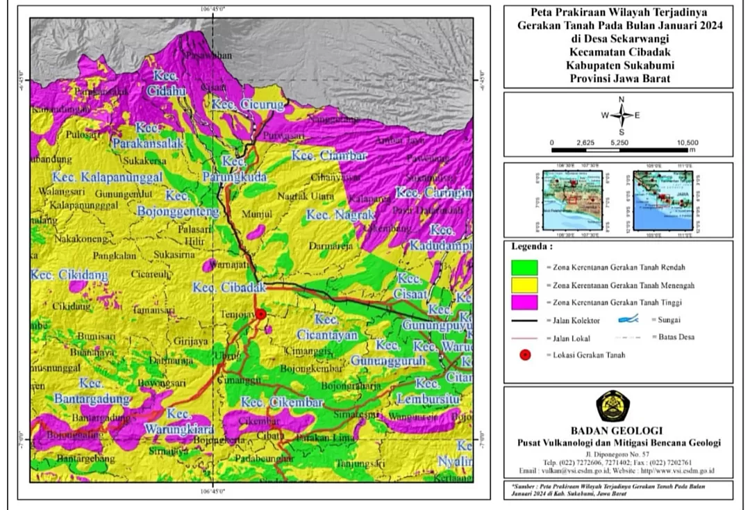 Analisa Sekunder PVMBG Terkait Longsor Dan Pergerakan Tanah Di Desa ...