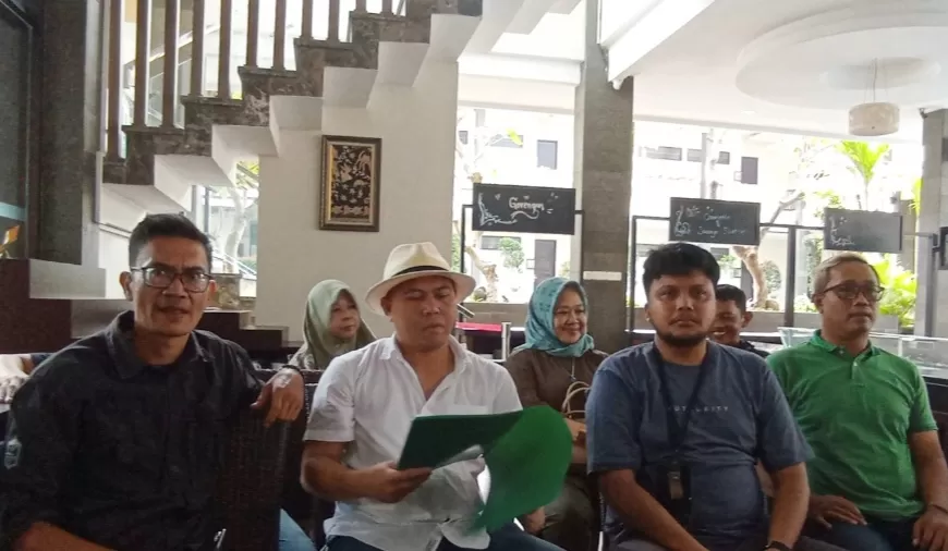 Klaim raih suara terbanyak di Dapil II Kota Sukabumi Dedi R Wijaya deklarasikan kemenangannya di Pileg 2024 Kota Sukabumi  (TatarMedia.ID - Rapik Utama)