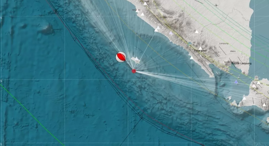 Gempa Terkini dengan titik pusat Bengkulu Bersumber Dari Zona Megahtrust Enggano (BMKG )