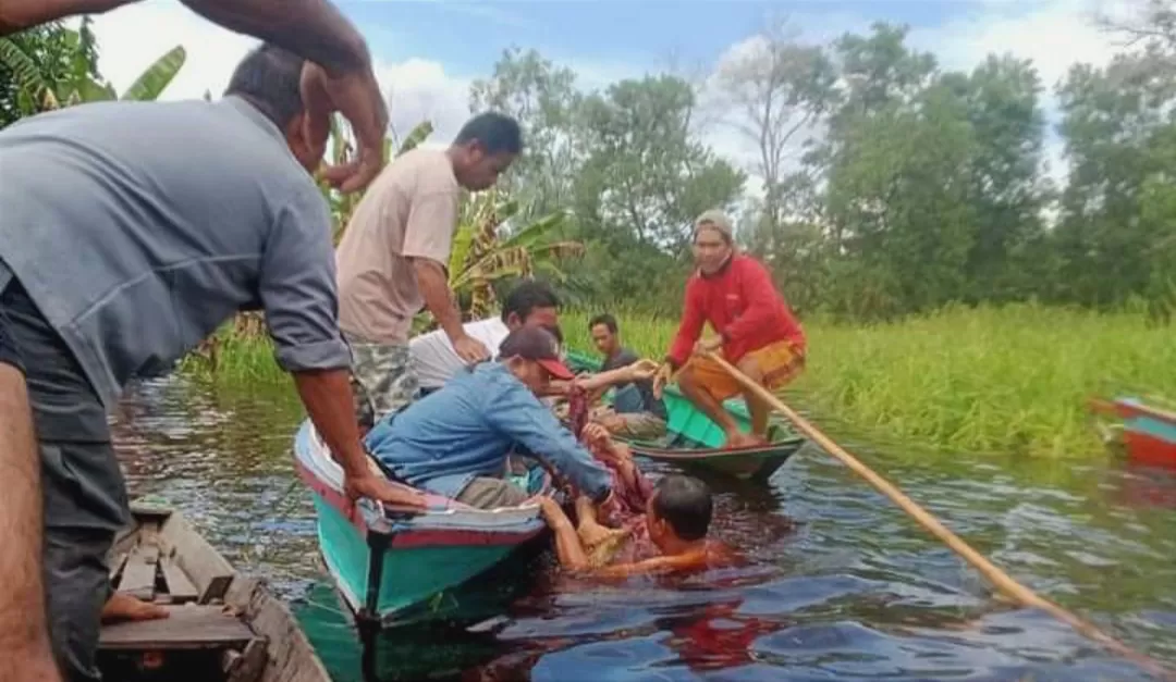 Kondisi Banjir di Palangkaraya telah memakan 5 korban jiwa 1 korban masih dalam pencarian  (Dok : BPBD)