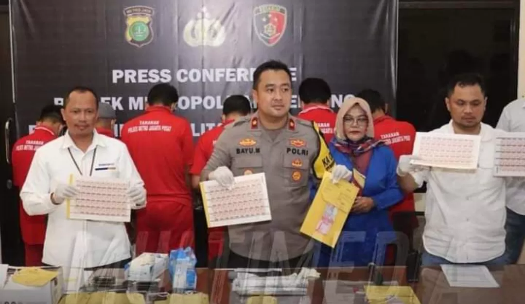 Ungkap kasus materai Palsu di Bekasi (TatarMedia.ID - Rudi Imelda )