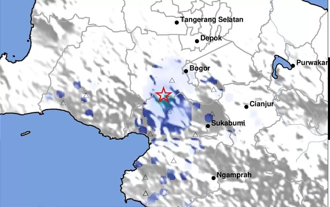 Gempa dangkal titik pusat Bogor (TatarMedia.ID - Rudi Imelda )