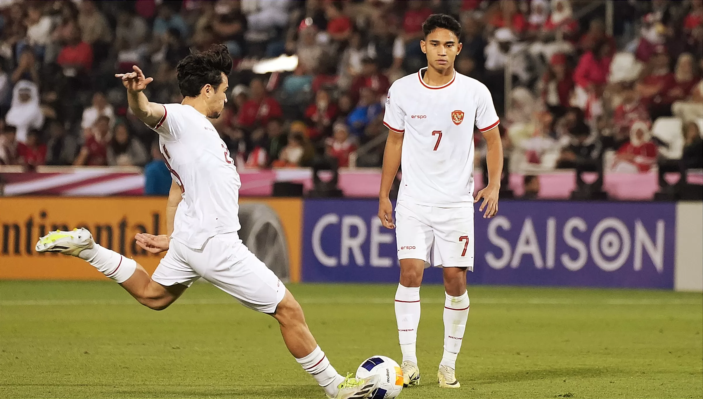 Pelatih Shin Tae-yong kecewa atas keputusan wasit dalam laga Indonesia vs Qatar di Piala Asia U 23 2024 (Dok : PSSI)