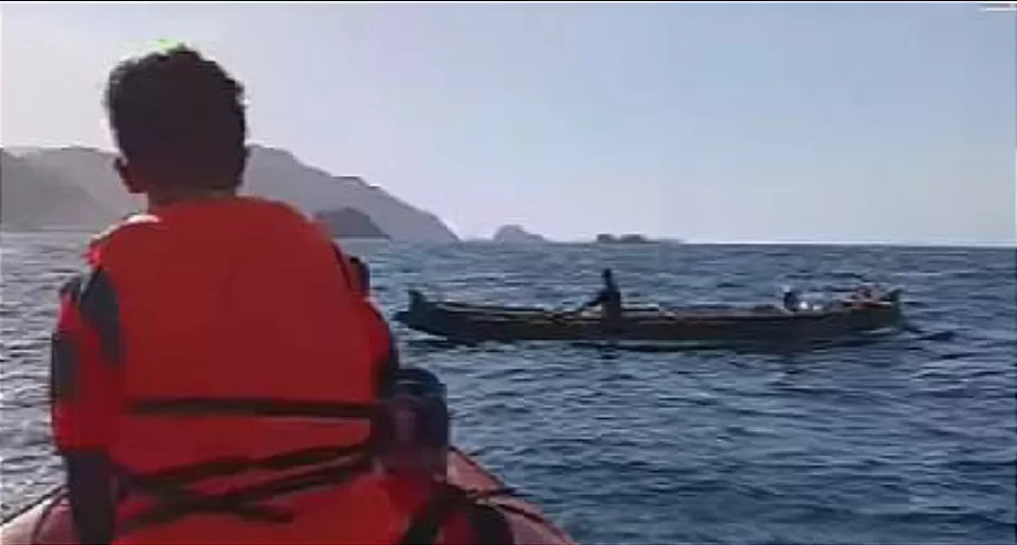 Pencarian Pemancing tenggelam di perairan Pantai Lancing Lombok Tengah (TatarMedia.ID - Rudi Imelda)