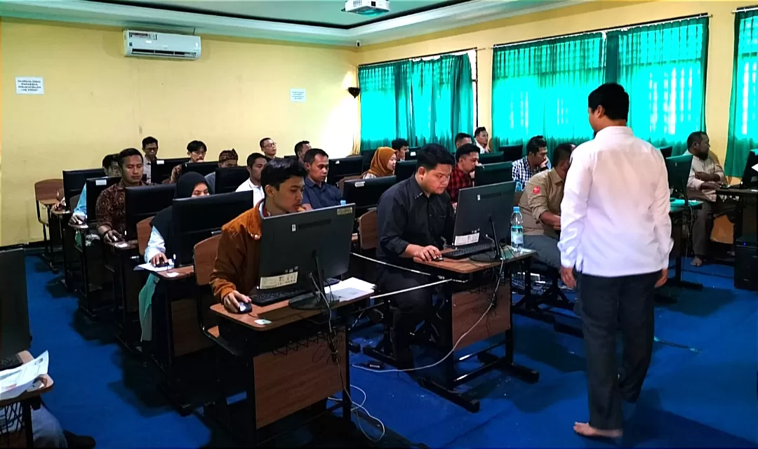 Calon PPK di Pilkada Kabupaten Sukabumi Jalani Tes CAT (TatarMedia.ID - Isep Panji)