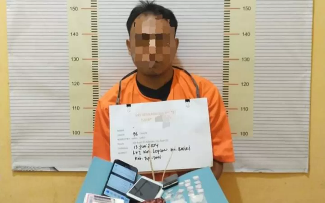 Pengedar Sabu diringkus Polres Tapanuli Tengah (Rudi Imelda )