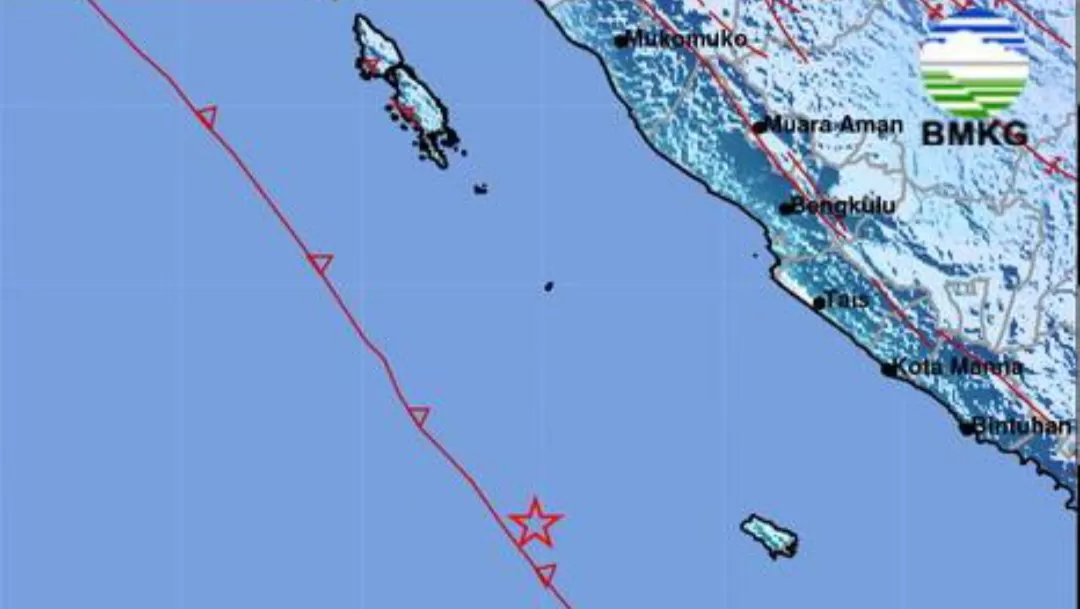 Penjelasan BMKG Terkait Gempa Enggano Bengkulu (BMKG )