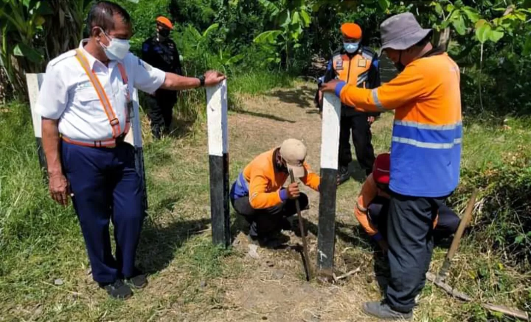 KAI Tutup Perlintasan Liar Titik Rawan Kecelakaan Kereta Api (Dok : KAI)