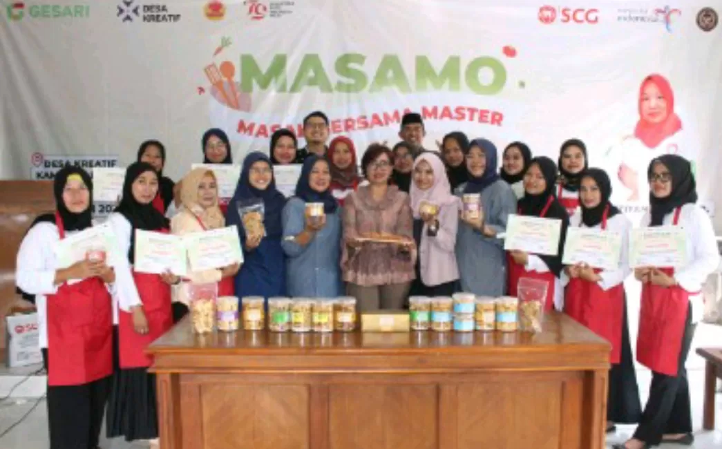 Kolaborasi SCG Gesari dan Masamo Menparekraf Ubah Ikan Lele Jadi Abon Pangsit Sumpia hingga Kue (Rapik Utama)