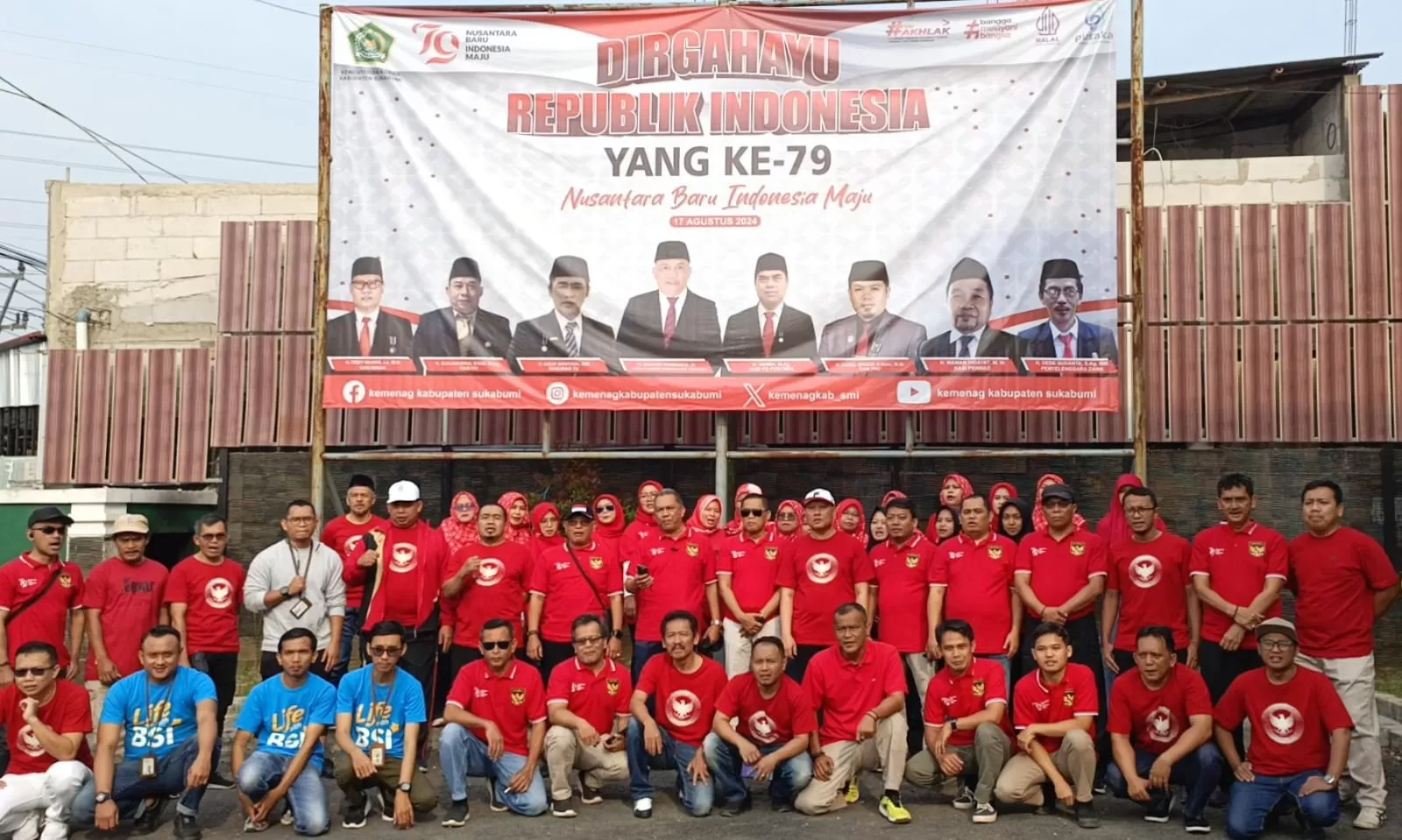  Peringatan HUT RI Bersama Kemenag Kabupaten Sukabumi  (Rapik Utama)