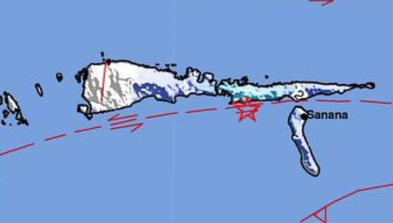 Sanana Maluku Utara Diguncang Gempabumi M4,4 (BMKG )