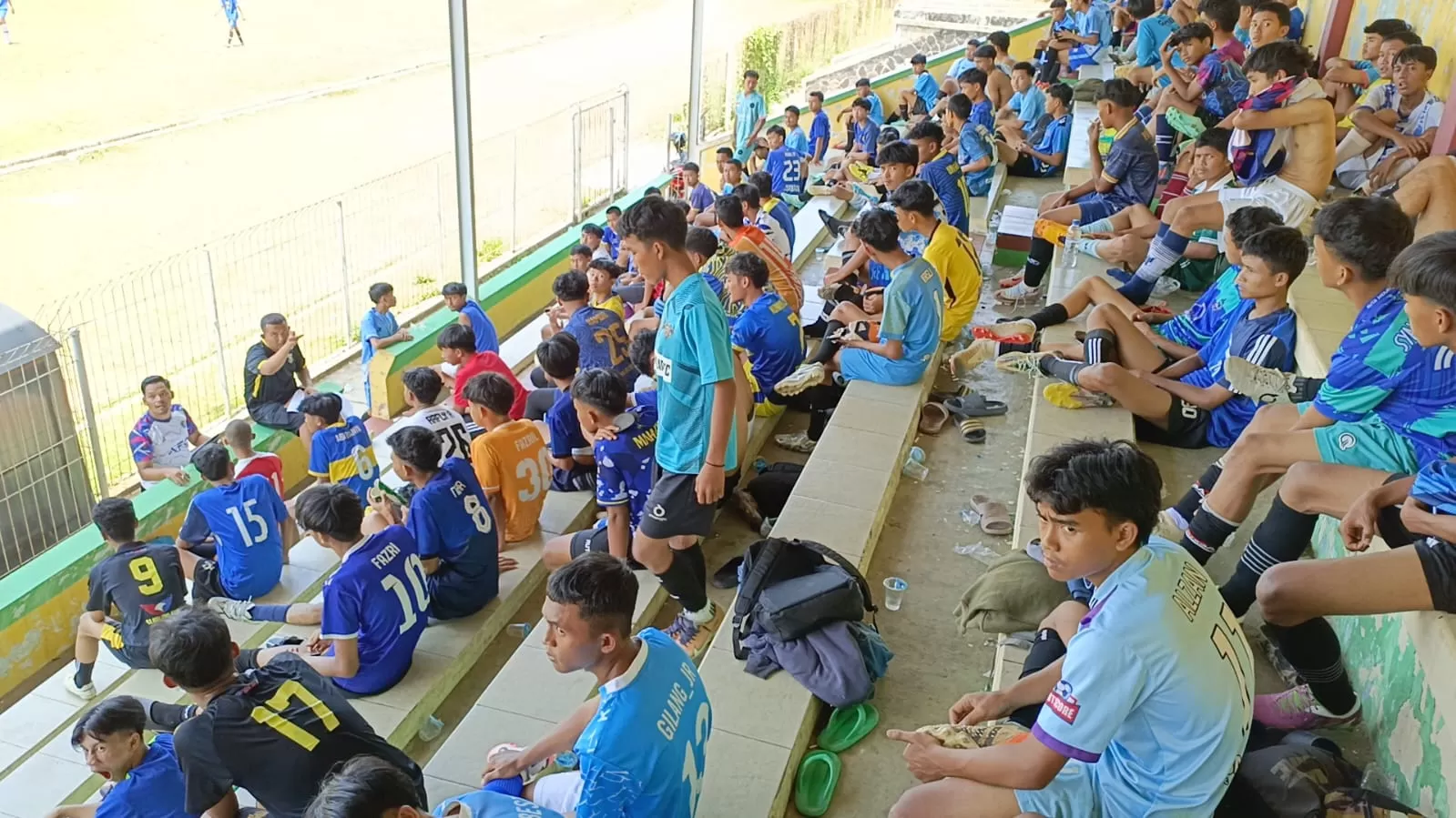 Seleksi Skuad Kesebelasan Persikabumi U-17 Jelang Porprov Jawa Barat yang dilaksanakan Askab PSSI Sukabumi di GOR Korpri Cisaat  (Rapik Utama)