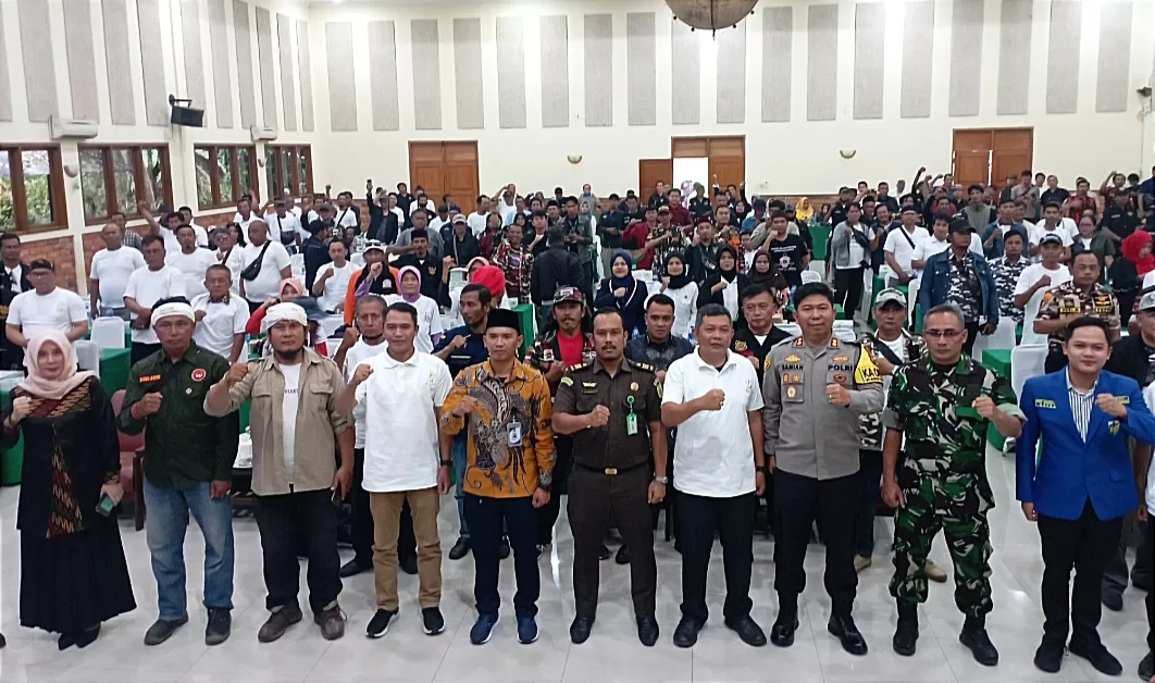 Deklarasi Pilkada Damai Polres Sukabumi All-out Turunkan Personel Jamin Kondusivitas  (Rapik Utama)