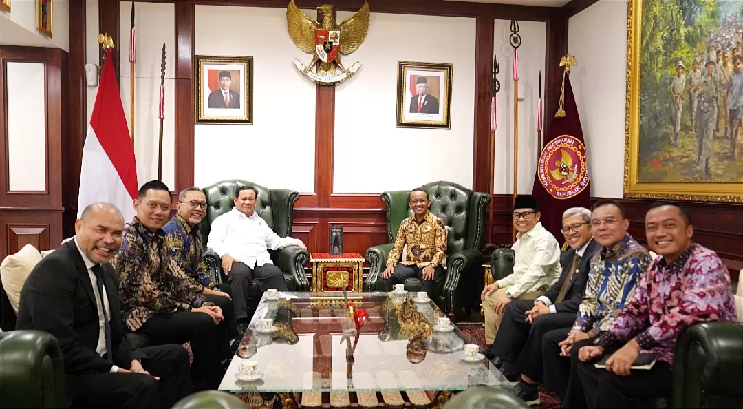 3 Hari Sebelum Dilantik Presiden Prabowo Subianto Rayakan Ultah Berkumpul Bersama Ketum Parpol (Istimewa )