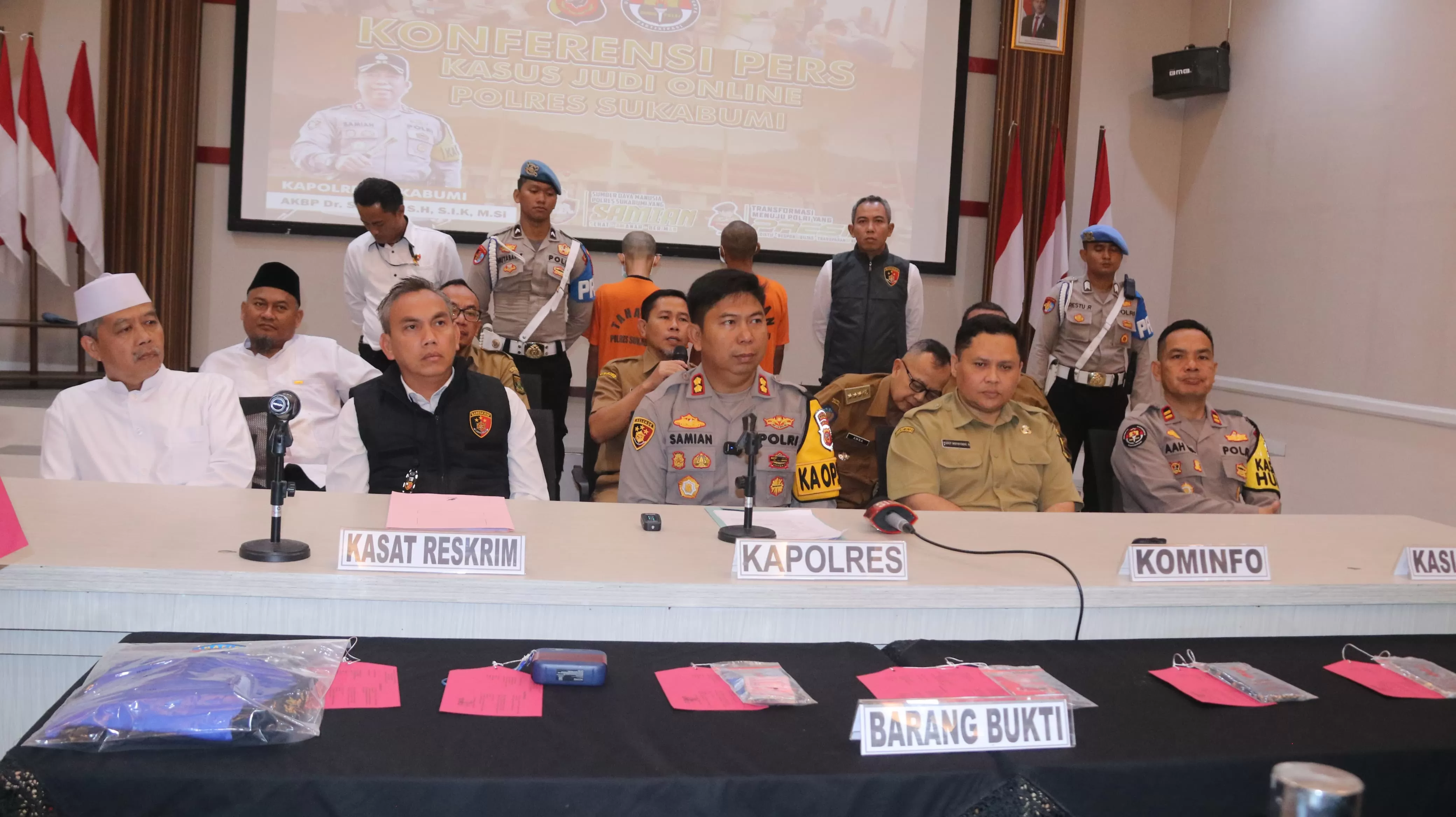 Tiktoker Sadbor jadi tersangka pengiklan judi online (Foto : Vikri)