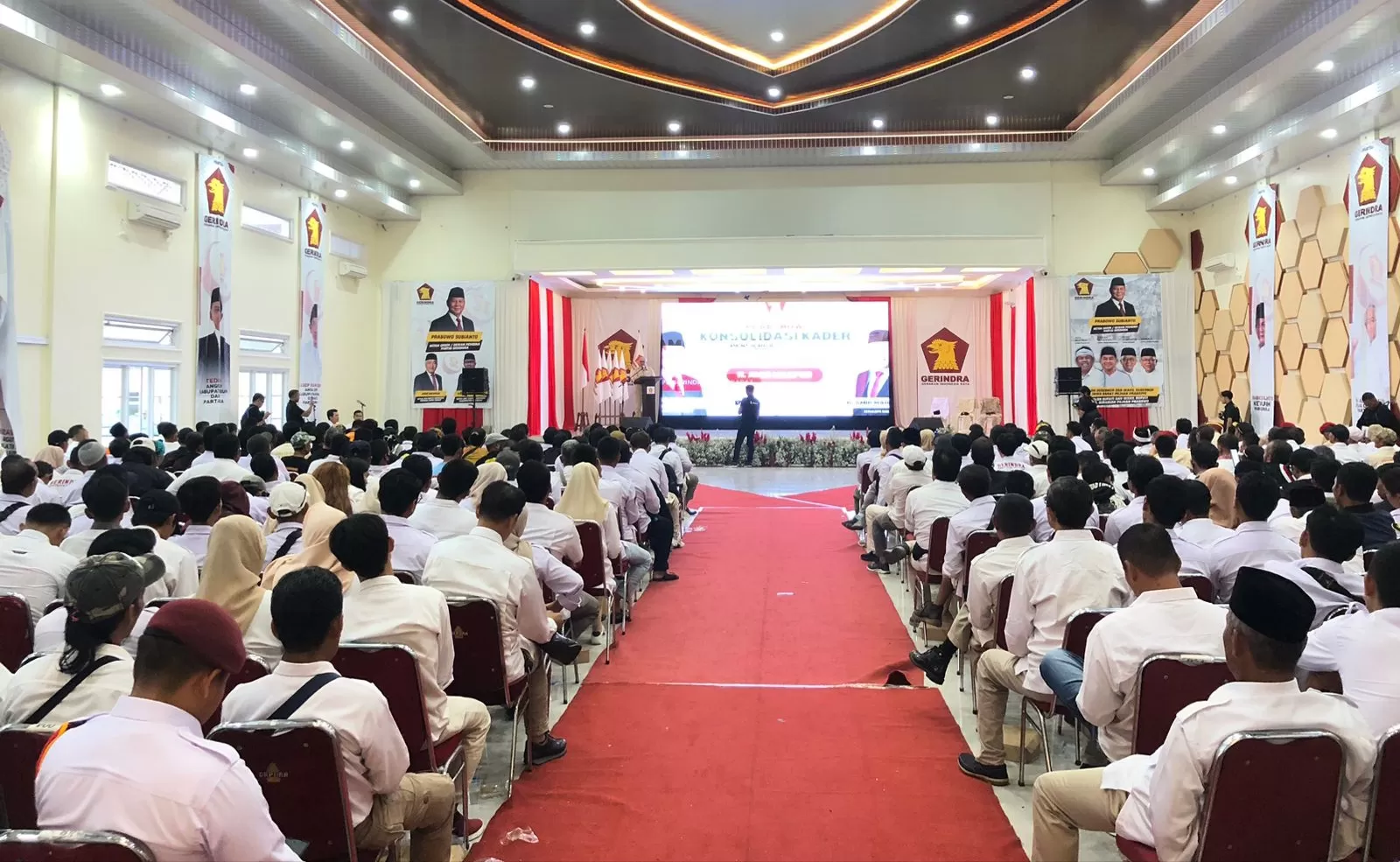 Konsolidasi Partai Gerindra jelang perhelatan Pilkada 2024  (Foto : Rudi Imelda)