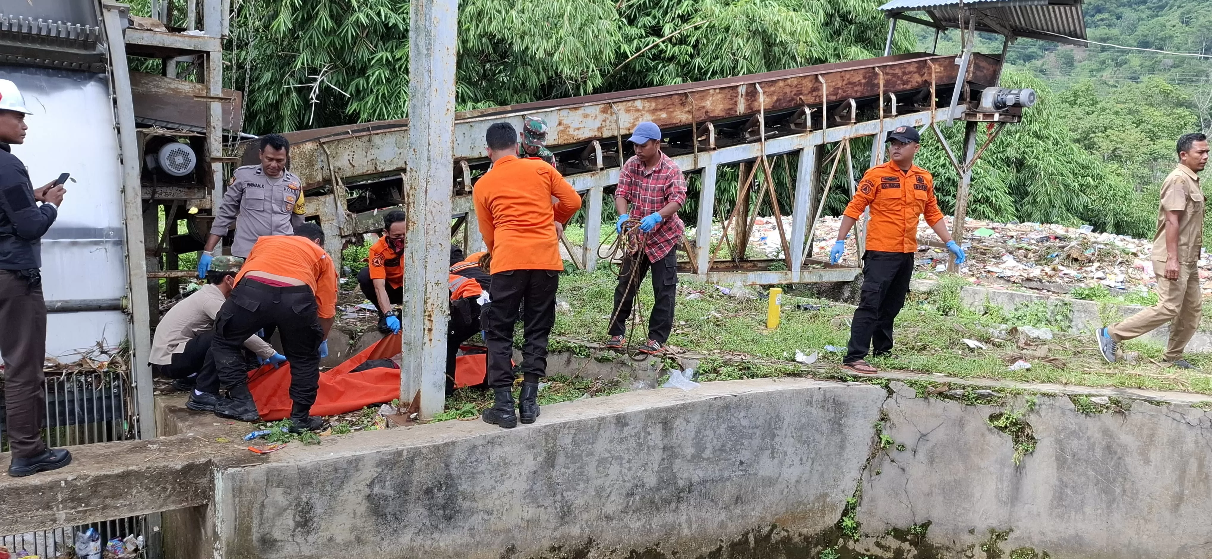 Penemuan mayat di aliran PLTA Ubrug akhirnya terungkap