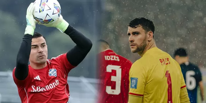 Emil Audero dan Maarten Paes