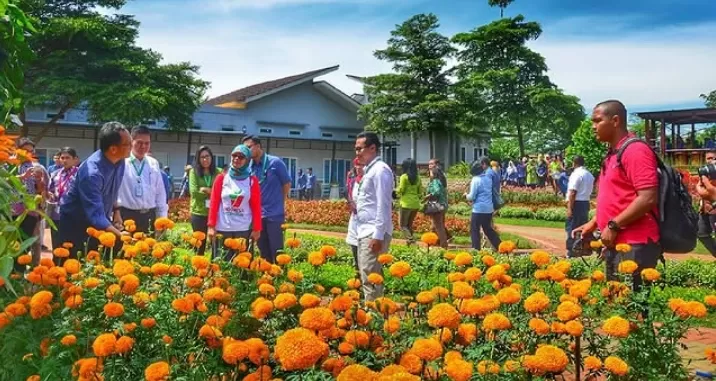 Keseruan Berlibur di Urban Farming Purwakarta. (Instagram) (Puspitawati )