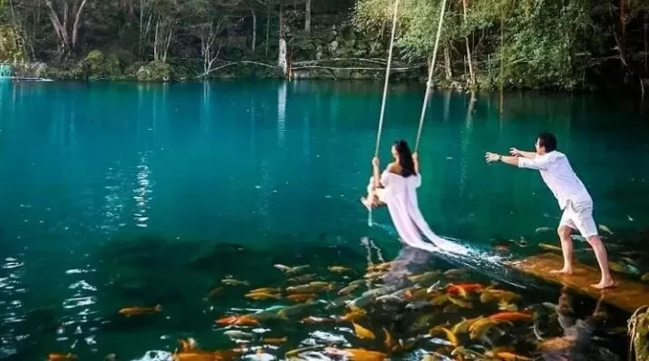 Telaga Biru Cicerem (salsa wisata) (Puspitawati )