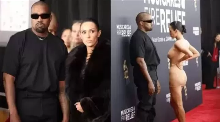 Bianca Censori Pamer Pakai Gaun Tembus Pandang di Grammy (tangkap layar) (Puspitawati )